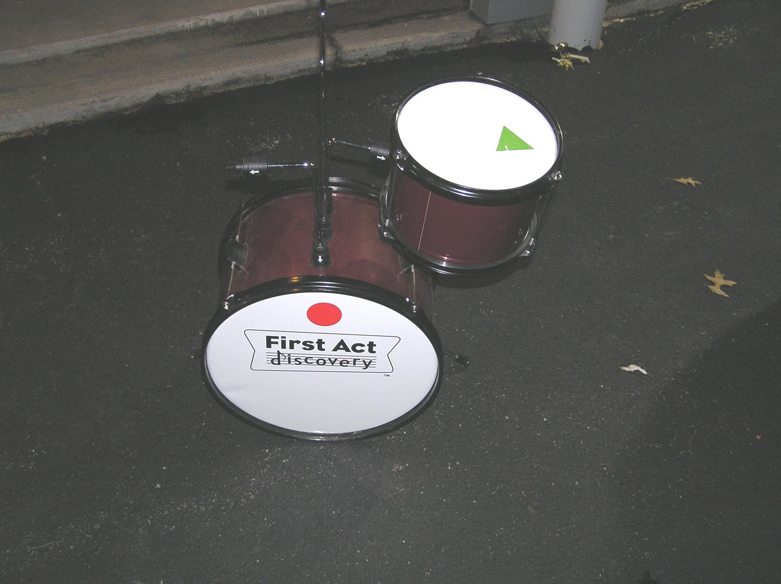 First Act partial junior drum set: First Act partial junior drum set est. value $100.00-$150.00