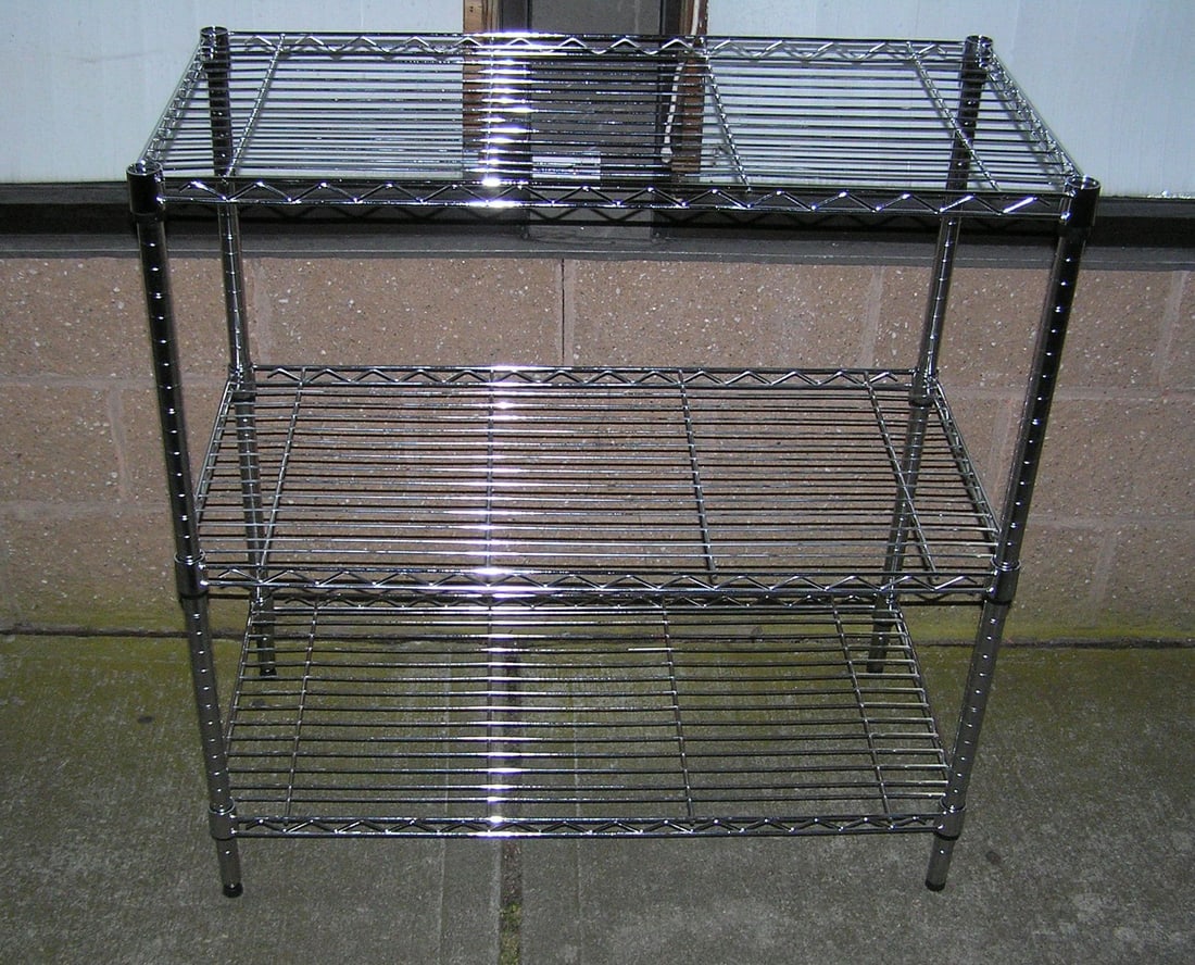 Commercial grade stainless steel rack: Commercial grade stainless steel rack est. value $100.00-$150.00