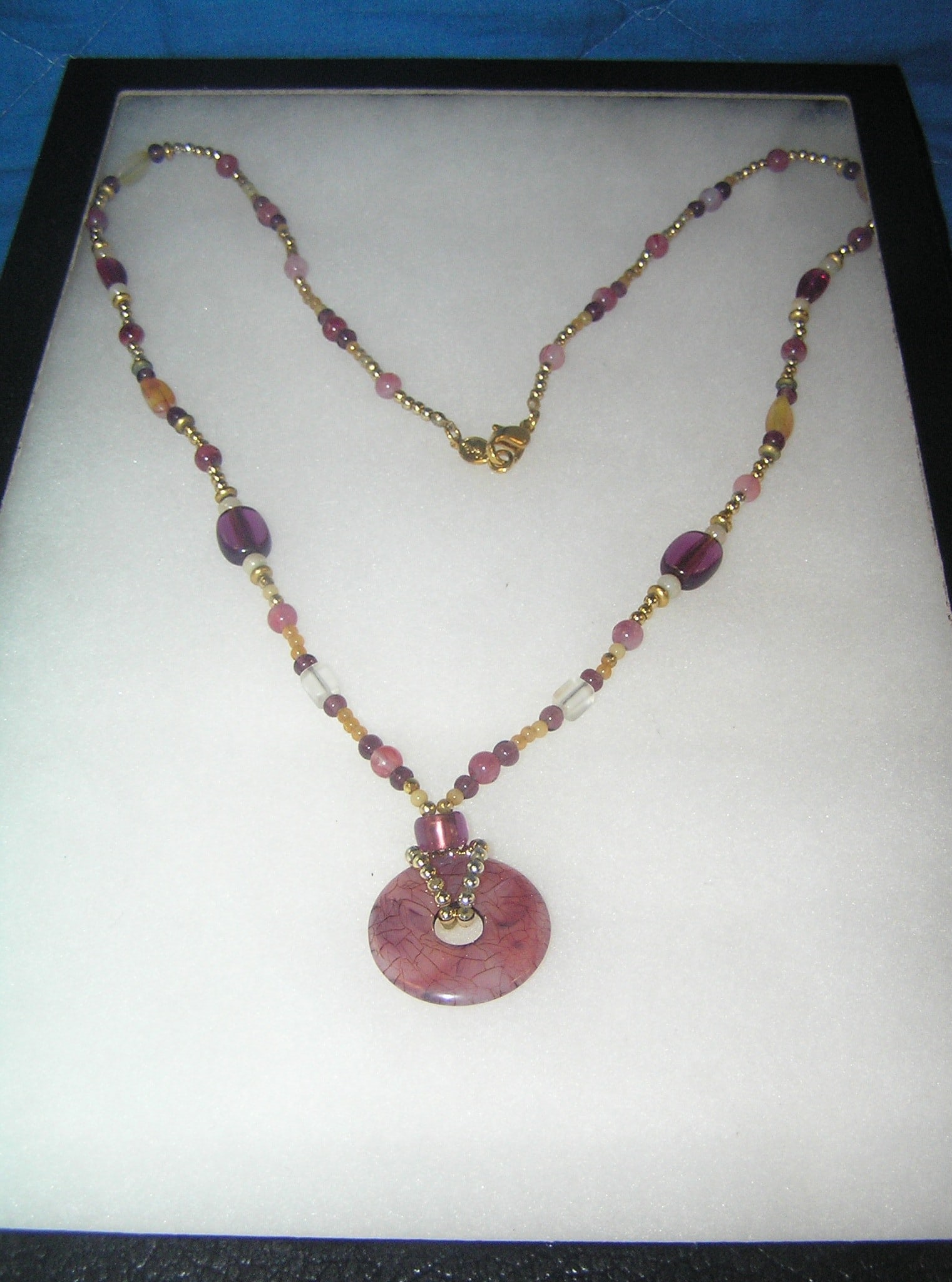 Signed Napier necklace: Signed Napier necklace est. value $40.00-$50.00