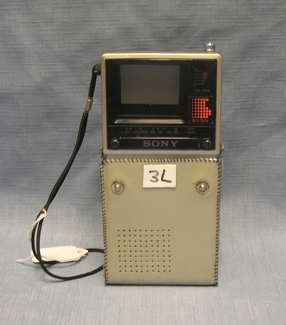 Vintage Sony Watchman portable TV set: Vintage Sony Watchman portable TV set est. value $75.00-$80.00