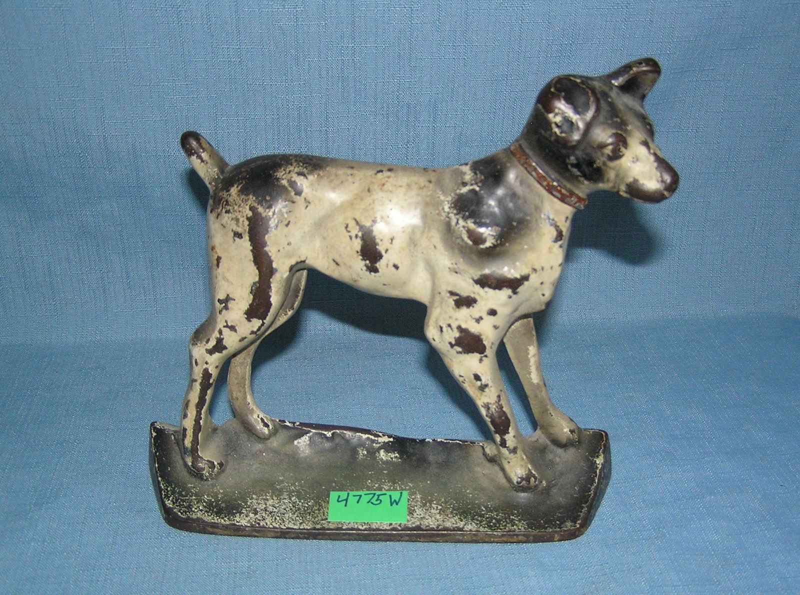 Cast iron whippet door stop circa 1930s: Cast iron whippet door stop circa 1930s est. value $350.00-$375.00
