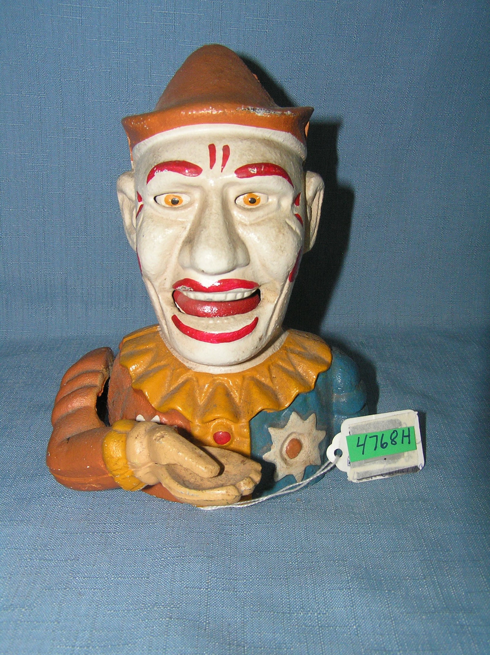 Humpty Dumpty the clown cast iron mechanical bank: Humpty Dumpty the clown cast iron mechanical bank circa 1960s est. value $225.00-$250.00
