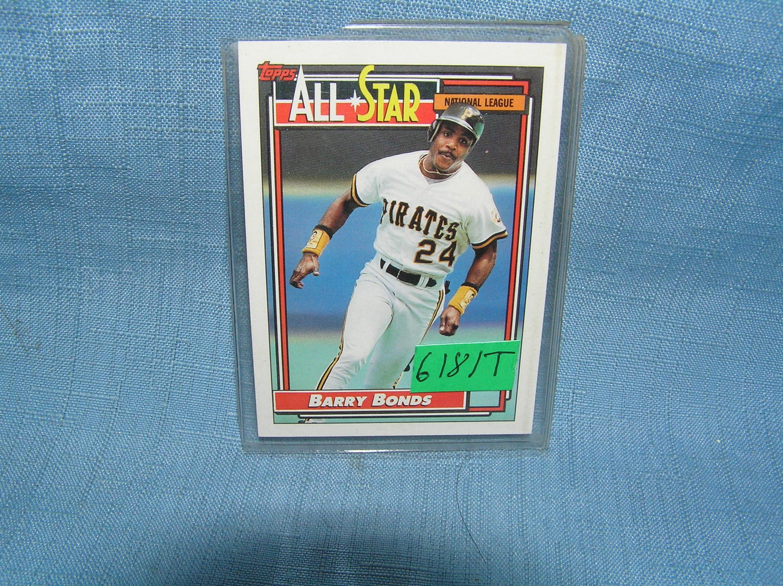 Barry Bonds all star baseball card: Barry Bonds all star baseball card est. value $25.00-$30.00