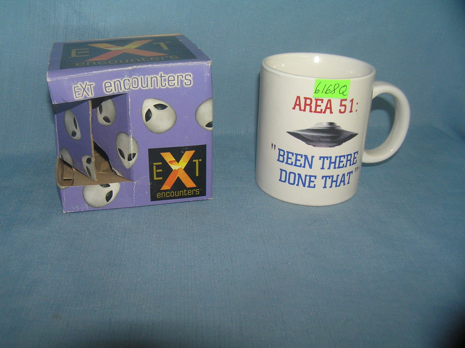 Alien encounter space mug from Area 51: Alien encounter space mug from Area 51 est. value $25.00-$30.00
