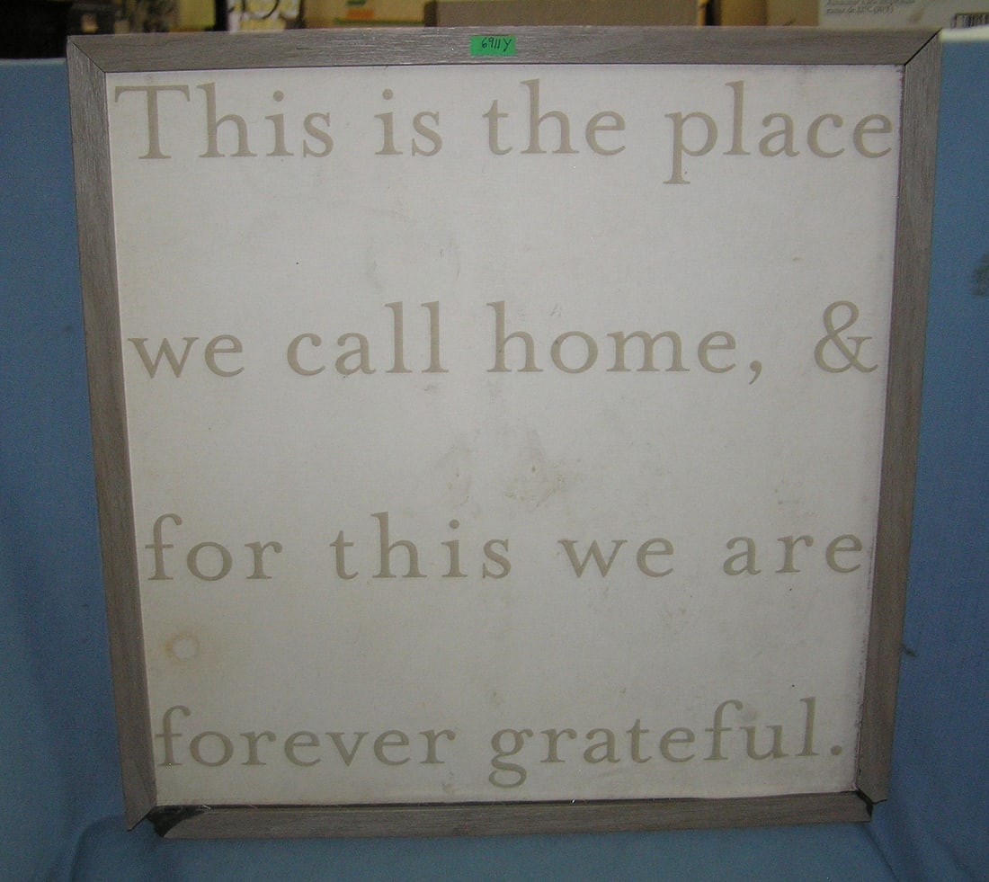 Grateful Home framed canvas wall art sign (1 of 1)