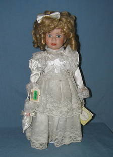 Porcelain Victorian style doll: Porcelain Victorian style doll est. value $75.00-$100.00