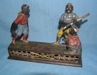 Original Dark Town Battery mechanical bank