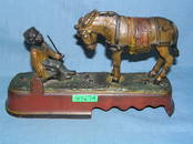 Aways did spise a mule original cast iron mechanical bank