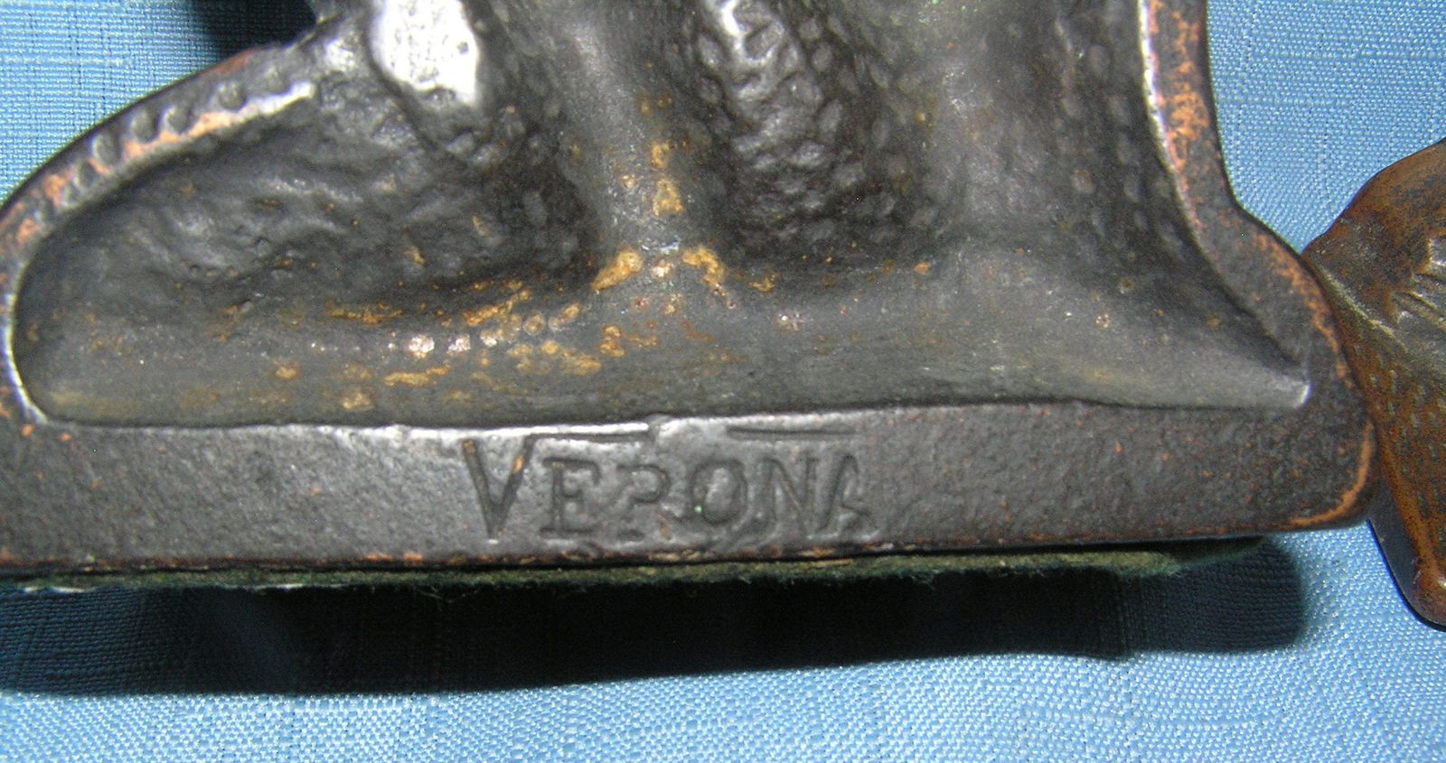 The Thinker solid bronze figural book ends - 2