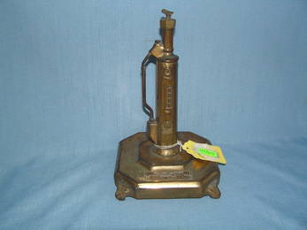 Bronze Fil-ur-liter top gas pumped shaped cigarette lighter filler