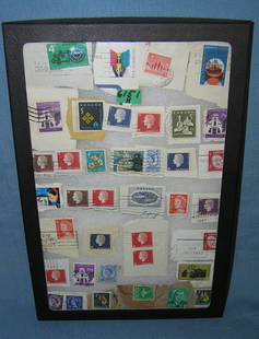 Collection of world wide postage stamps: Collection of world wide postage stamps est. value $40.00-$50.00
