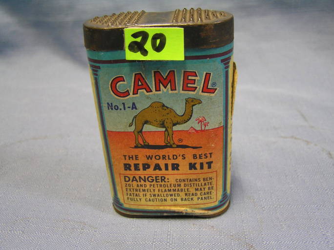 Vintage Camel tire repair kit Feb 28, 2014 Baker's Antiques and