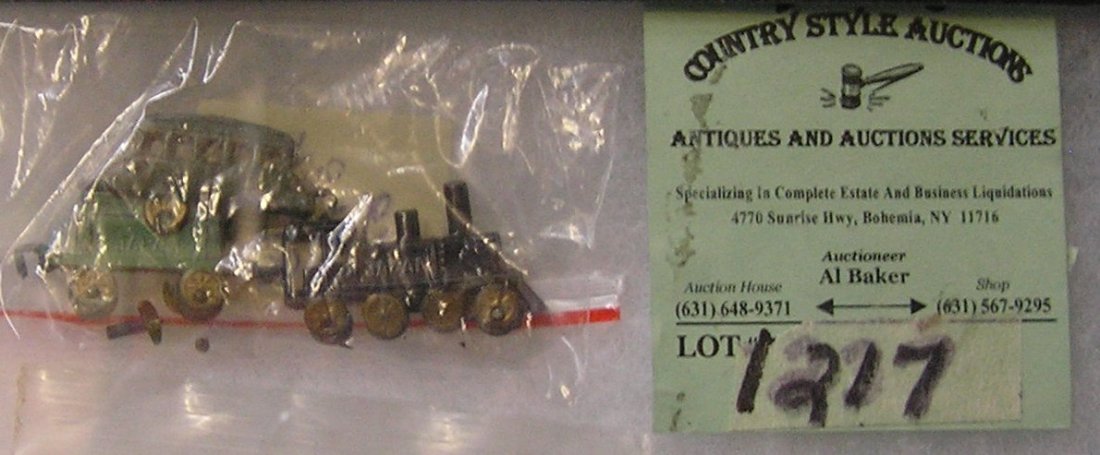Antique miniature train set: Antique miniature train set $30.00-$40.00