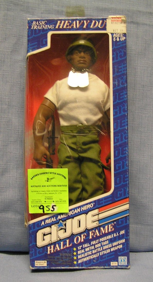 Vintage GI Joe basic training heavy duty black solider: Vintage 12 inch GI Joe basic training heavy duty black solider with original box $40.00-$60.00