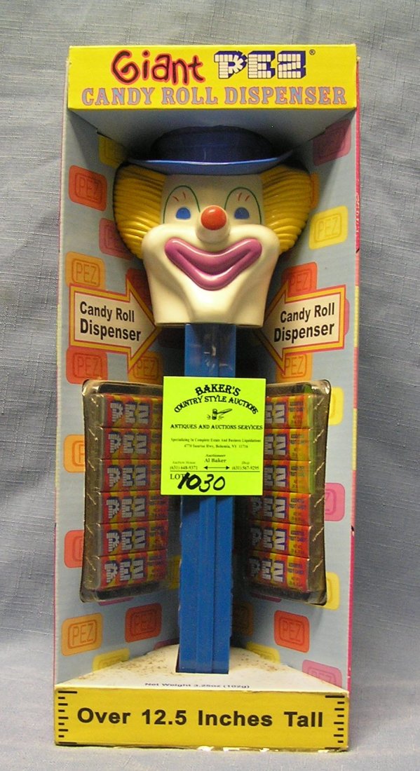 Vintage oversized PEZ candy container: Vintage oversized PEZ candy container mint in original box $25.00-$30.00