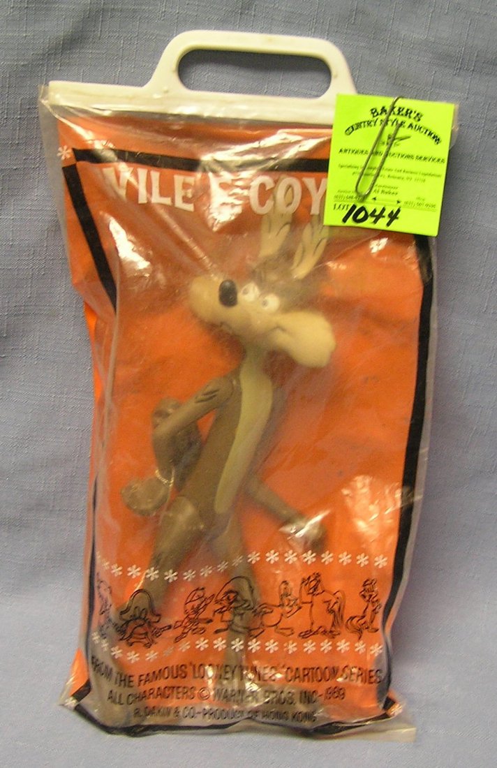 Vintage Wile E. Coyote by Daykin Toy Company: Vintage Wile E. Coyote by Daykin Toy Company dated 1969 mint in original bag scarce $45.00-$50.00