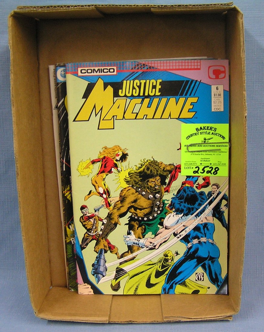Vintage comic books including Justice Machine, Darkness: Collection of vintage comic books including Justice Machine, Darkness, Toy Boy, Johnny Quest, Captain Confederacy and more est. value $25.00-$30.00