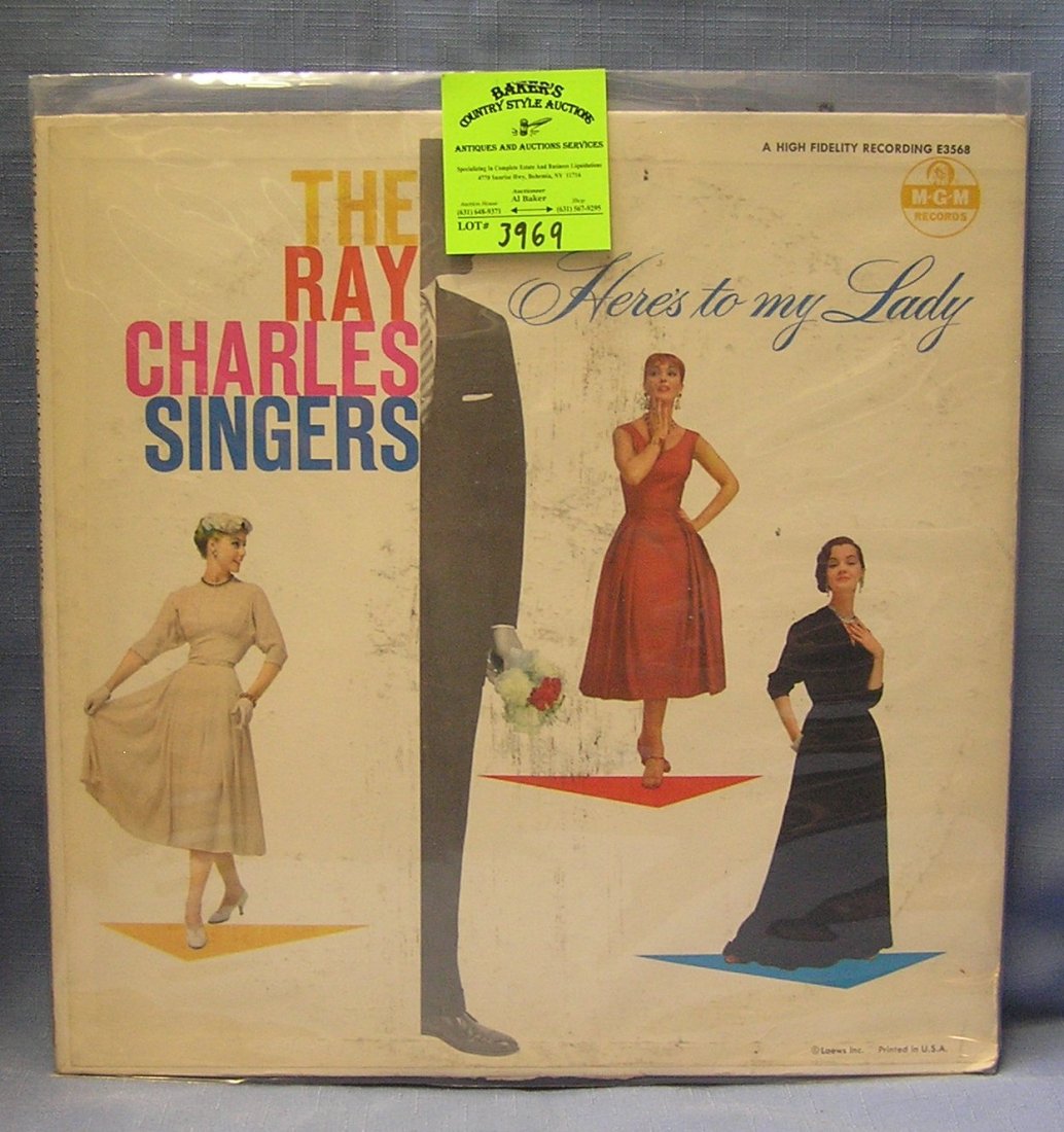 Vintage Ray Charles record album: Vintage Ray Charles 33 rpm record album mint condition $25.00-$35.00