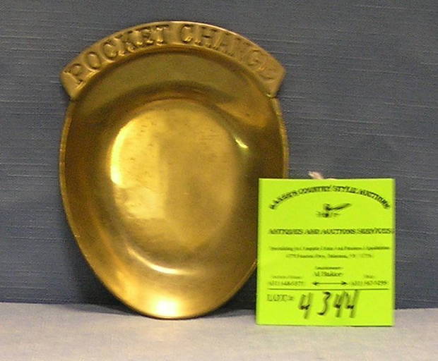 Solid Brass Pocket Change Dish