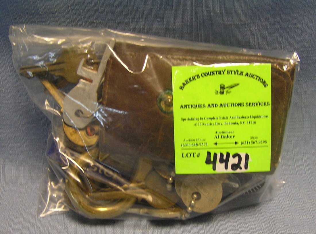 Collection of vintage locks, keys and accessories: Collection of vintage locks, keys and accessories $40.00-$50.00