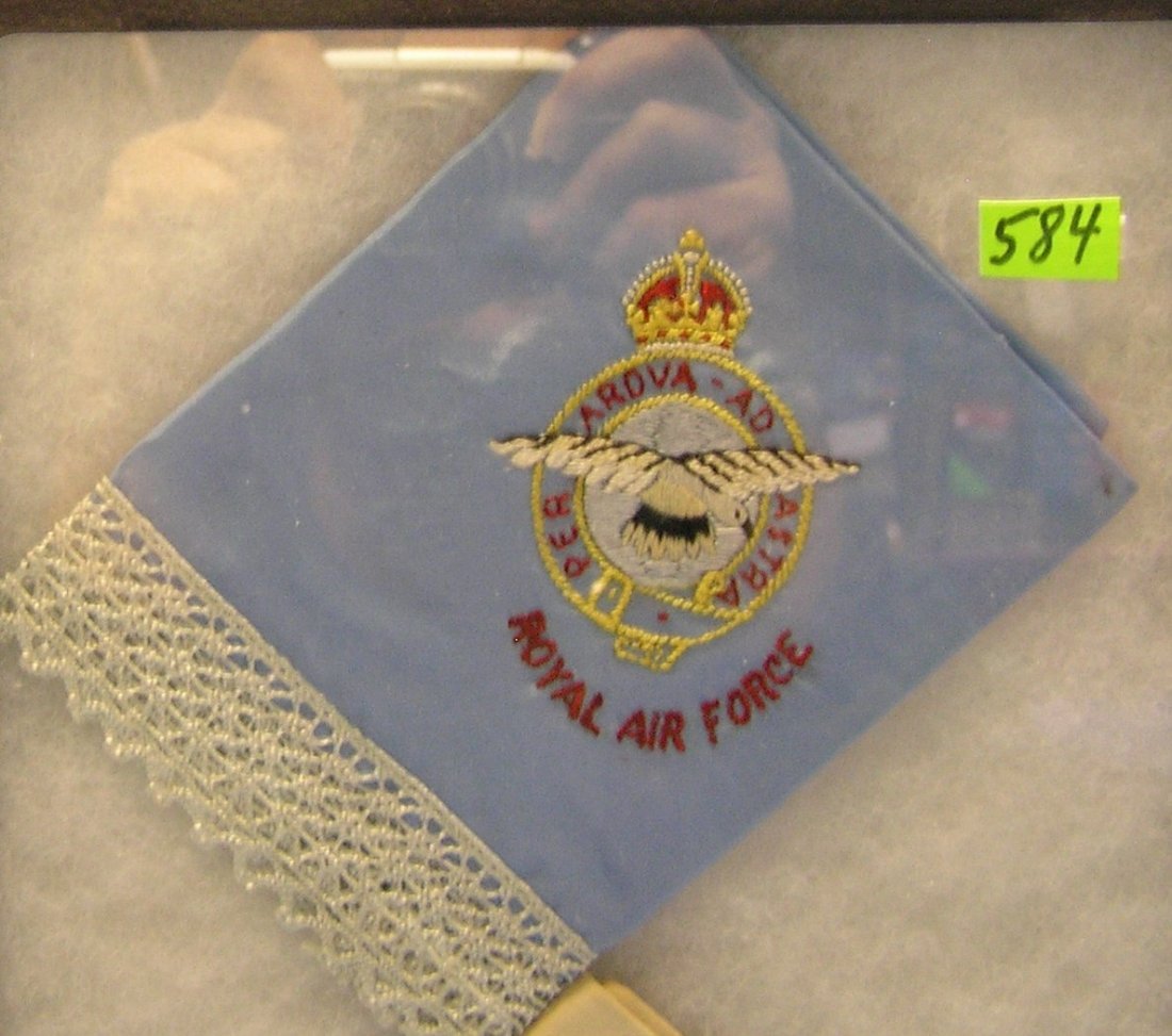 Vintage WWII Royal Air Force sweet heart handkerchief: Vintage WWII Royal Air Force sweet heart handkerchief $25.00-$30.00