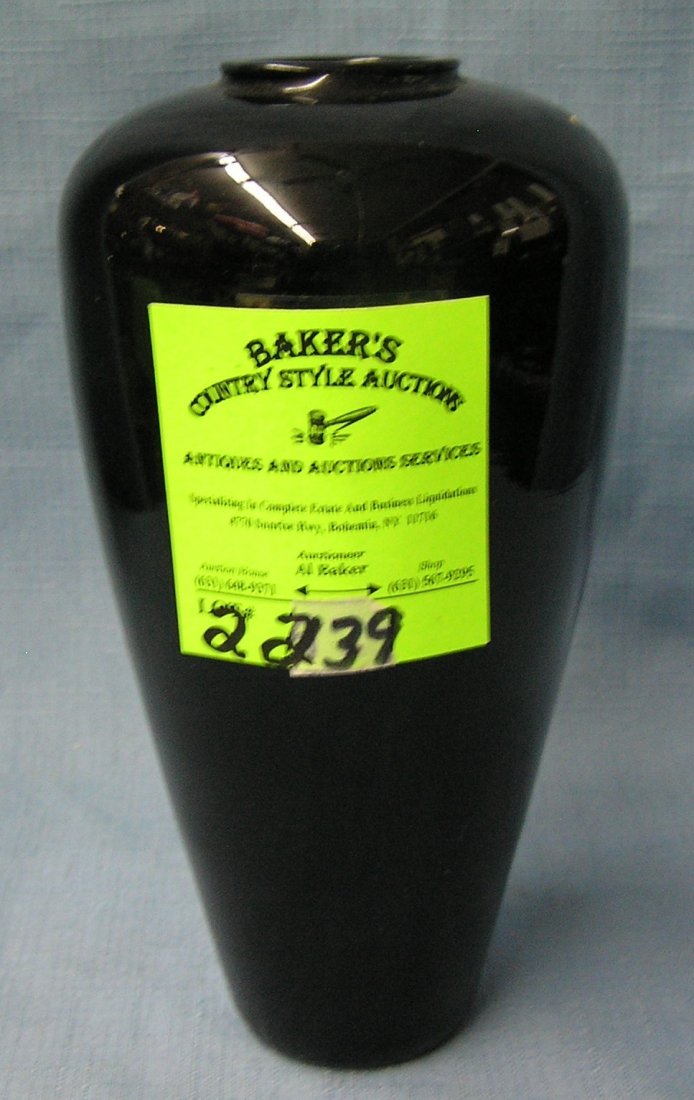 Balos deep purple art glass vase: Balos deep purple art glass vase est. value $25.00-$35.00