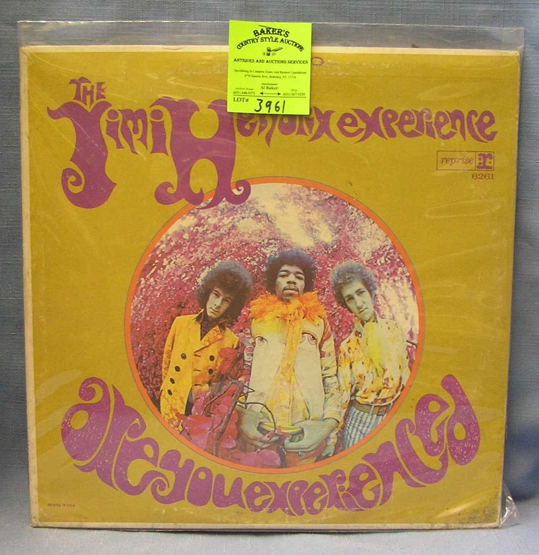 Vintage Jimi Hendrix Experience record album: Vintage Jimi Hendrix Experience 33 rpm record album very good condition $40.00-$50.00