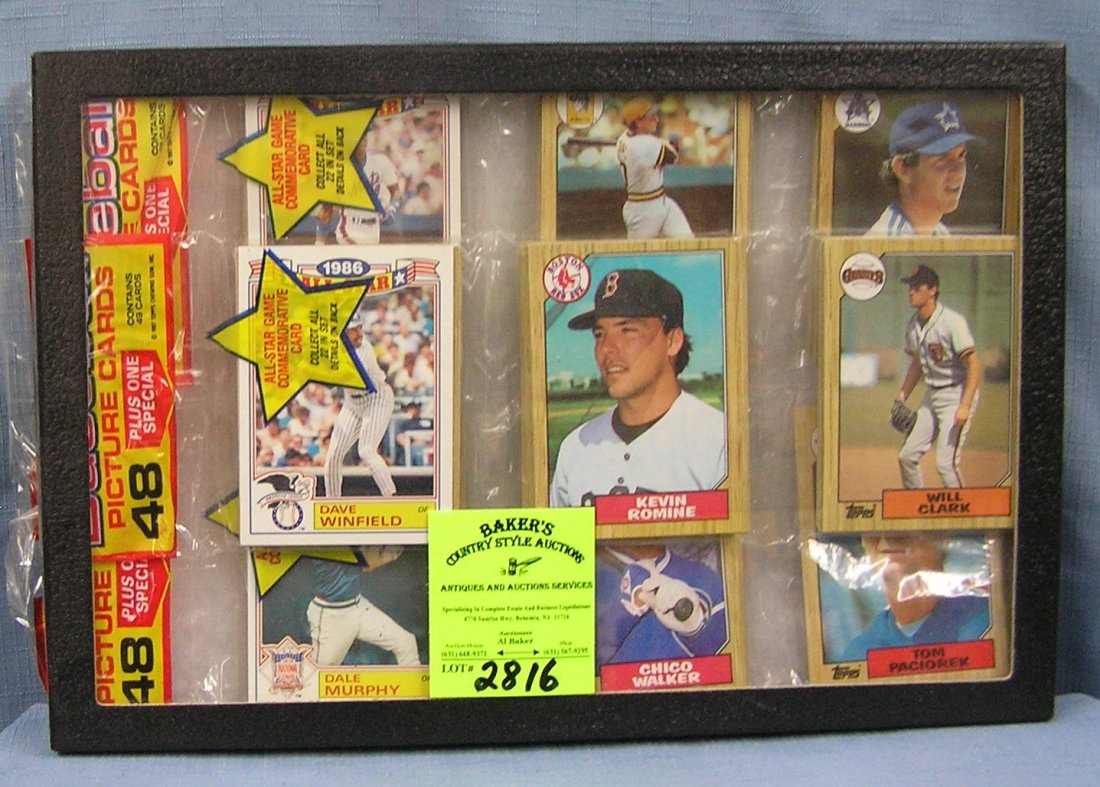 Baseball Card Packs This Group Includes Will Clark