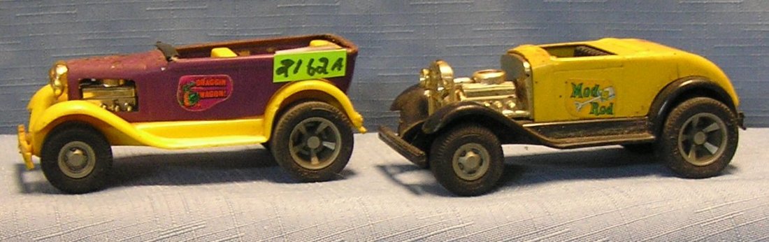 Pair of vintage Tonka Hot Rod toy cars: Pair of vintage Tonka Hot Rod toy cars includes Mod Rod and Dragon Wagon est. value $40.00-$50.00
