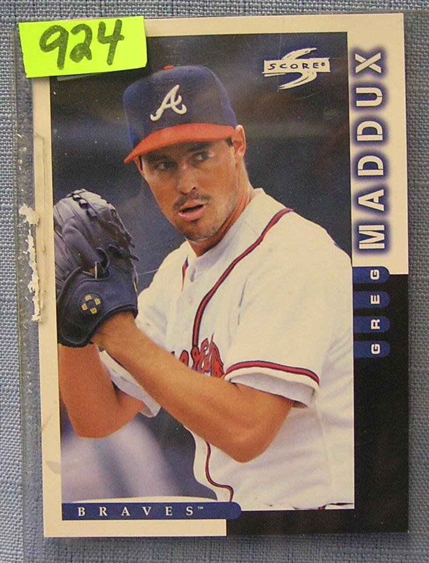 Vintage Greg Maddux baseball card: Vintage Greg Maddux baseball card $25.00-$30.00