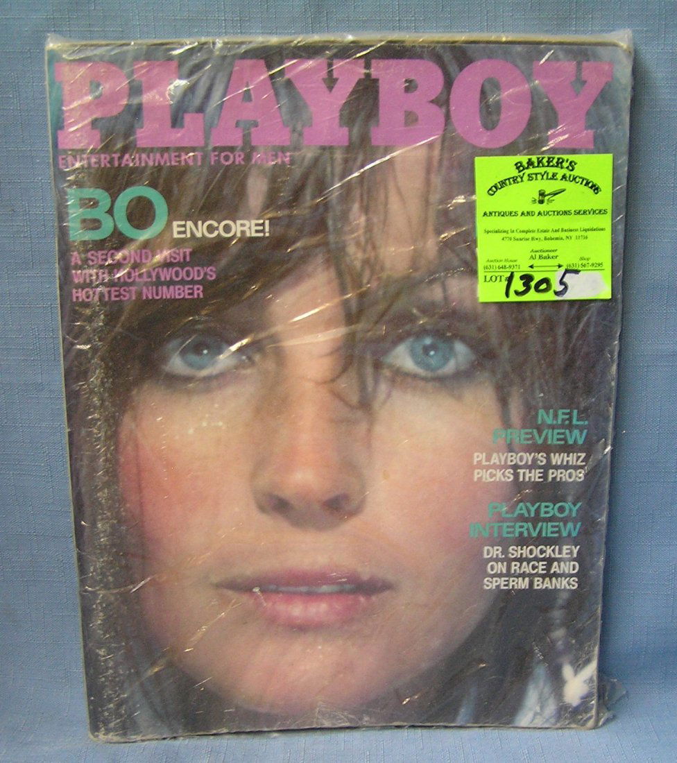 Vintage Playboy magazine featuring Bo Derek: Vintage Playboy magazine featuring Bo Derek est. value $25.00-$30.00