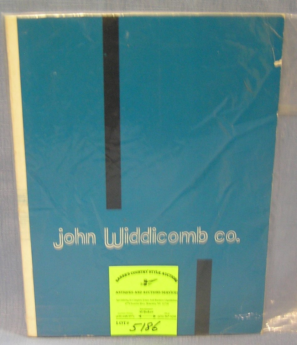 Vintage John Widdicomb company furniture sales catalog: Vintage John Widdicomb company furniture sales catalog $40.00-$50.00