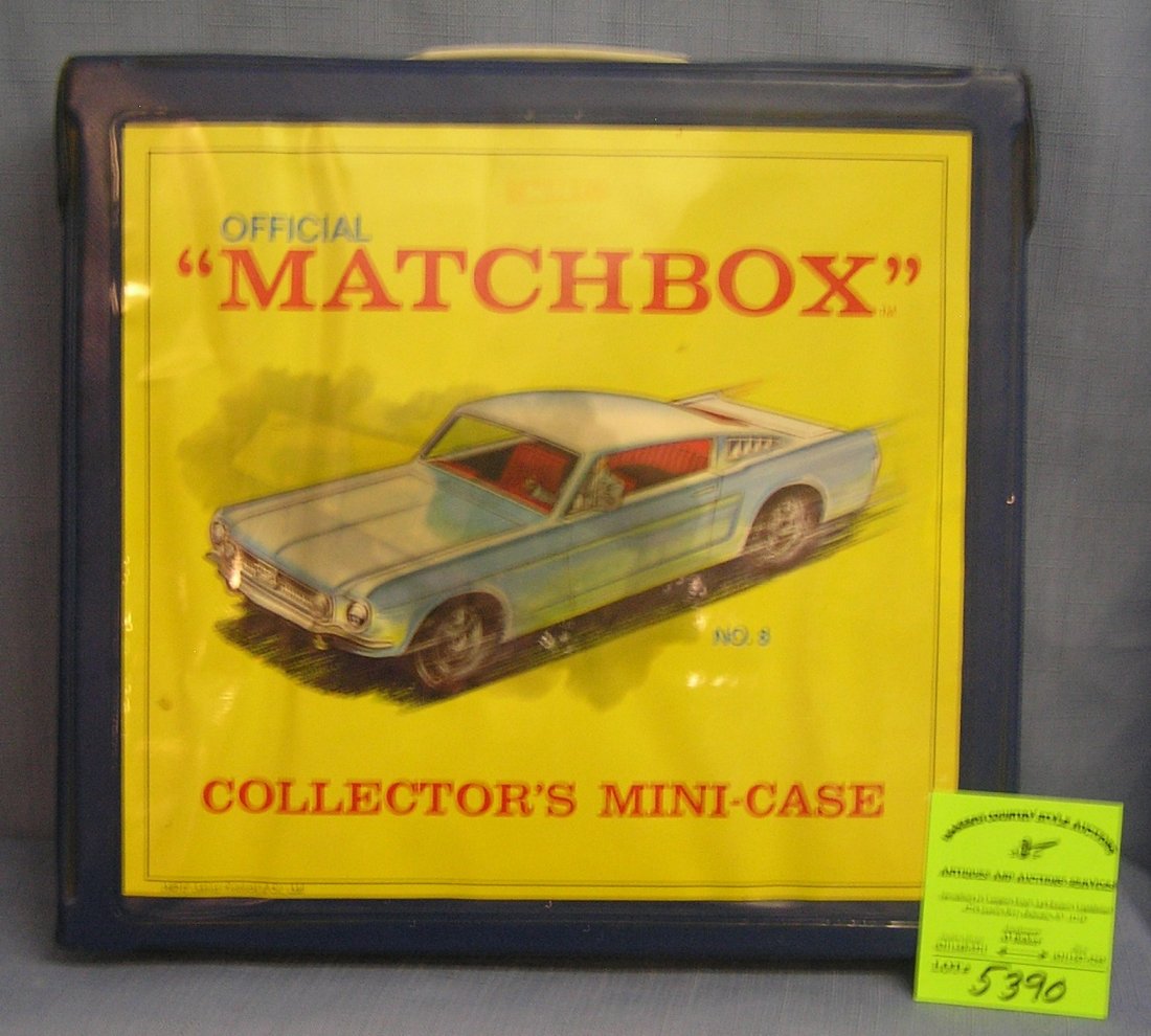 Vintage official Matchbox collectors display case: Vintage official Matchbox collectors display case $75.00-$100.00