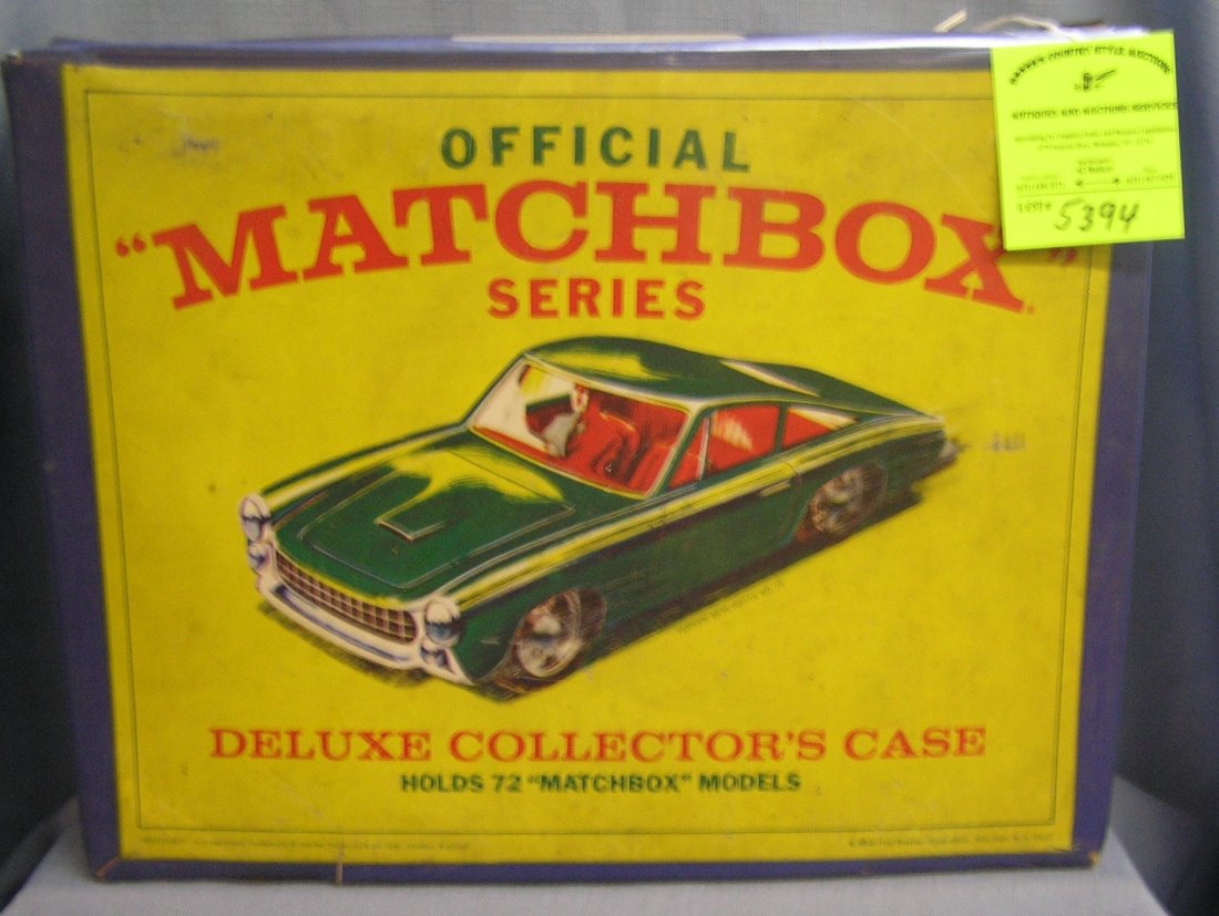 Vintage official Matchbox deluxe collectors case: Vintage official Matchbox deluxe collectors case circa 1968 $75.00-$100.00