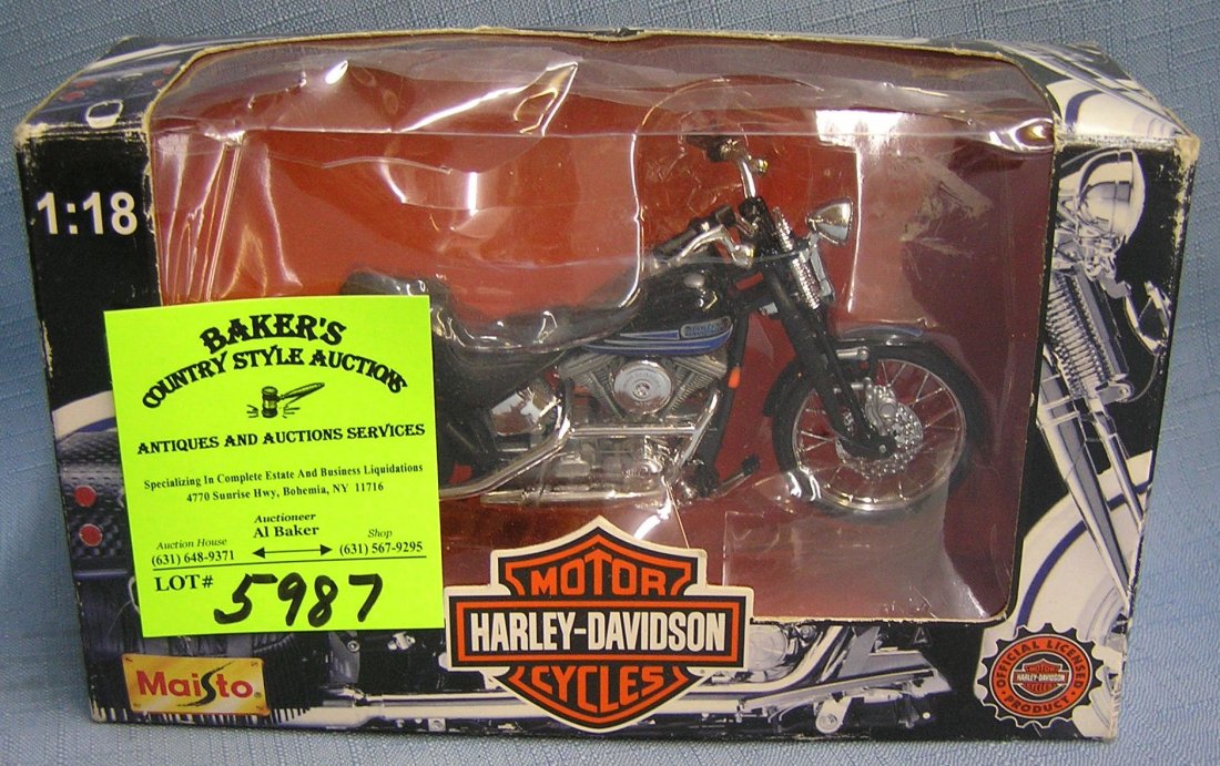 Harley Davidson motorcycle with original box: Harley Davidson motorcycle with original box $15.00-$25.00
