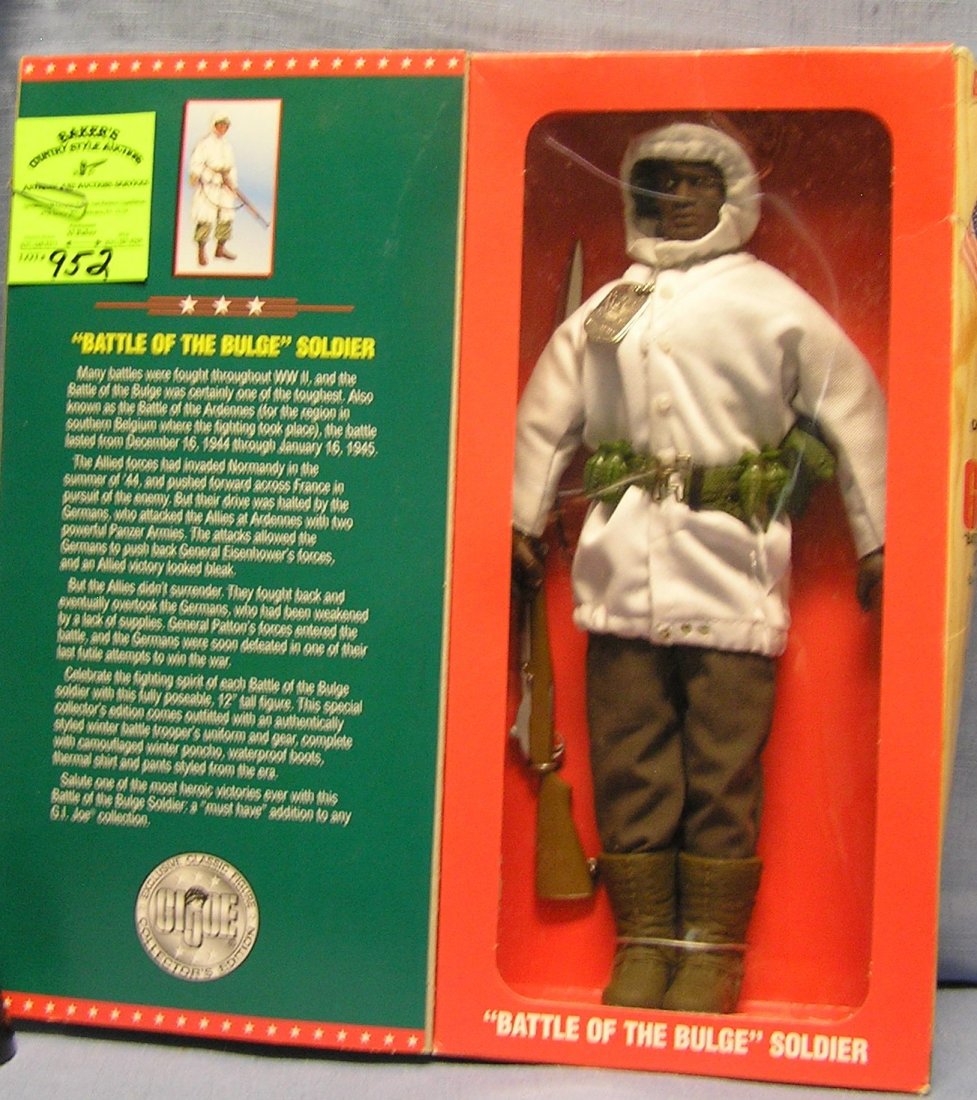 Vintage GI Joe Battle of the bulge black soldier: Vintage 12 inch GI Joe Battle of the bulge black soldier mint in original box $40.00-$60.00