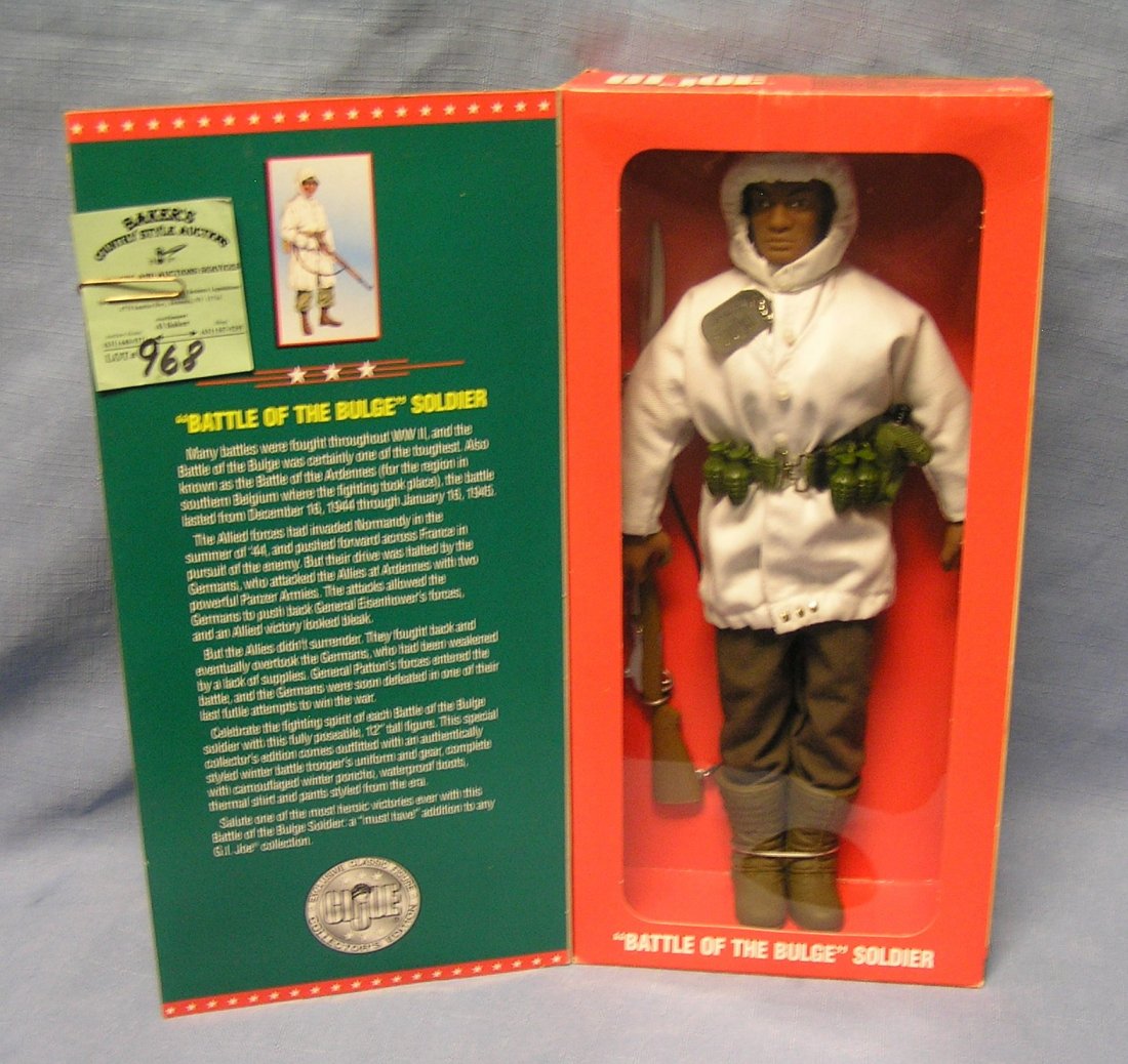 Vintage GI Joe Battle of the bulge black soldier: Vintage 12 inch GI Joe Battle of the bulge black soldier mint in original box $40.00-$60.00