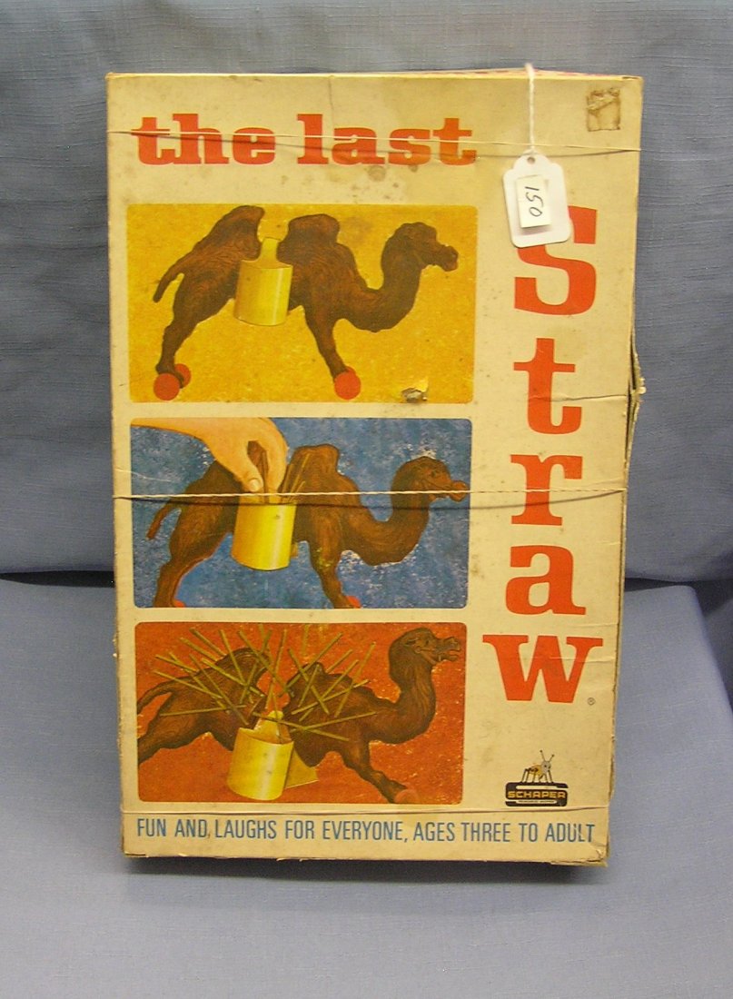 Vintage Last Straw toy in original: Vintage Last Straw toy in original $25.00-$30.00