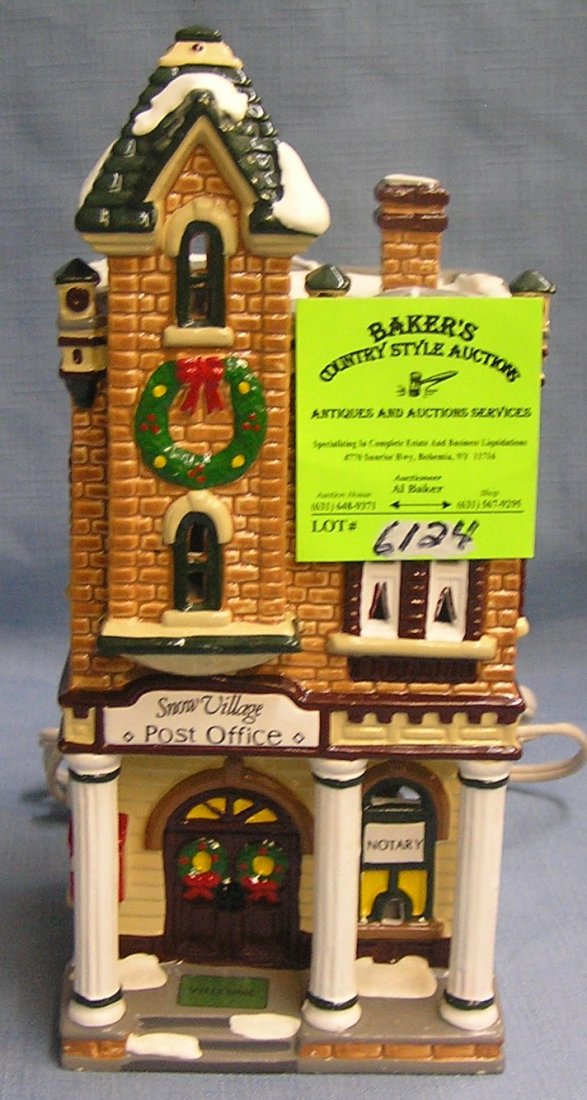 Vintage Department 56 Snow Village Post office: Vintage Department 56 Snow Village Post office $25.00-$35.00