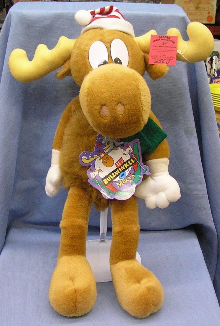 24 inch plush Bullwinkle J. Moose: 24 inch plush Bullwinkle J. Moose also comes with a miniature Rocky est. value $25.00-$35.00