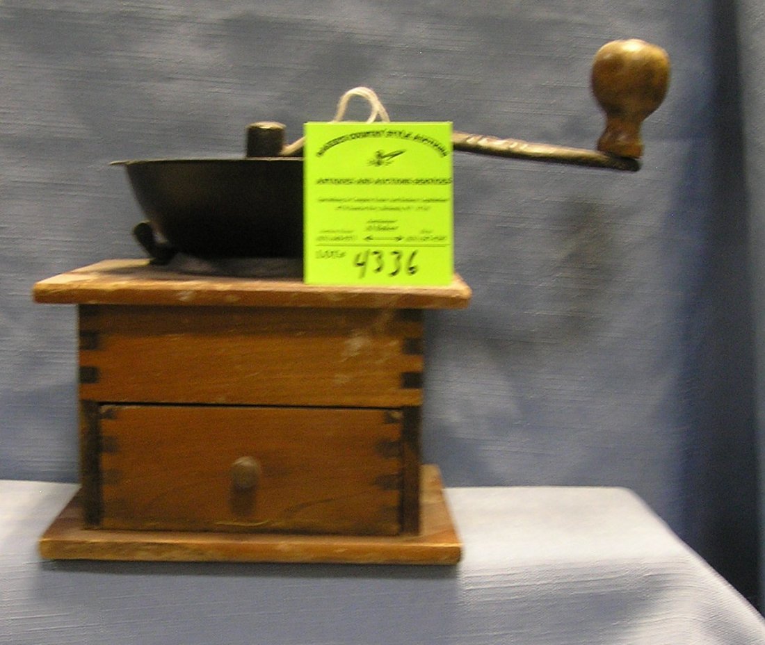 Vintage coffee grinder: Vintage coffee grinder $100.00-$125.00