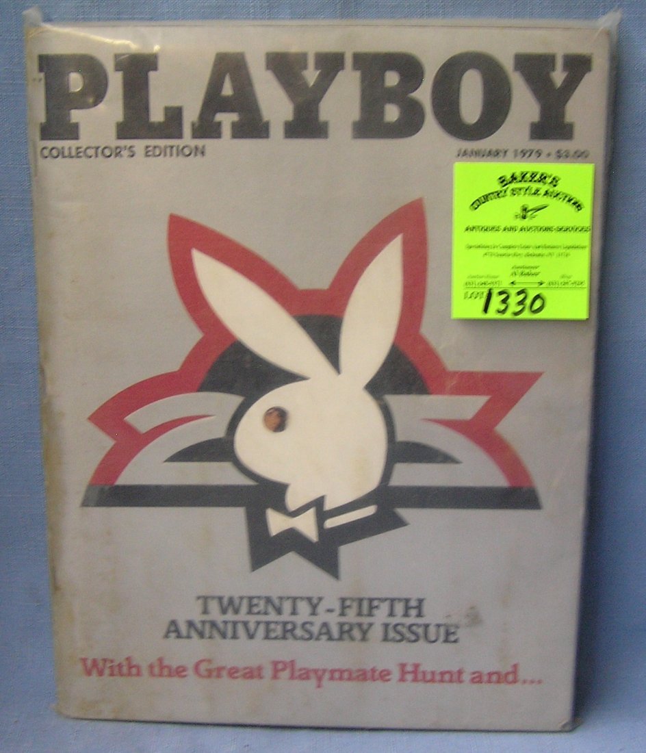 Vintage anniversary issue of playboy magazine: Vintage 25th anniversary issue of playboy magazine est. value $50.00-$60.00