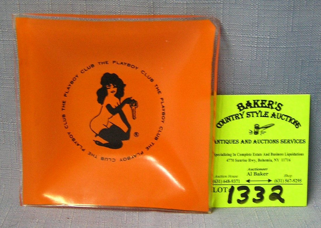 Vintage playboy club ashtray: Vintage playboy club ashtray circa 1960’s est. value $35.00-$45.00