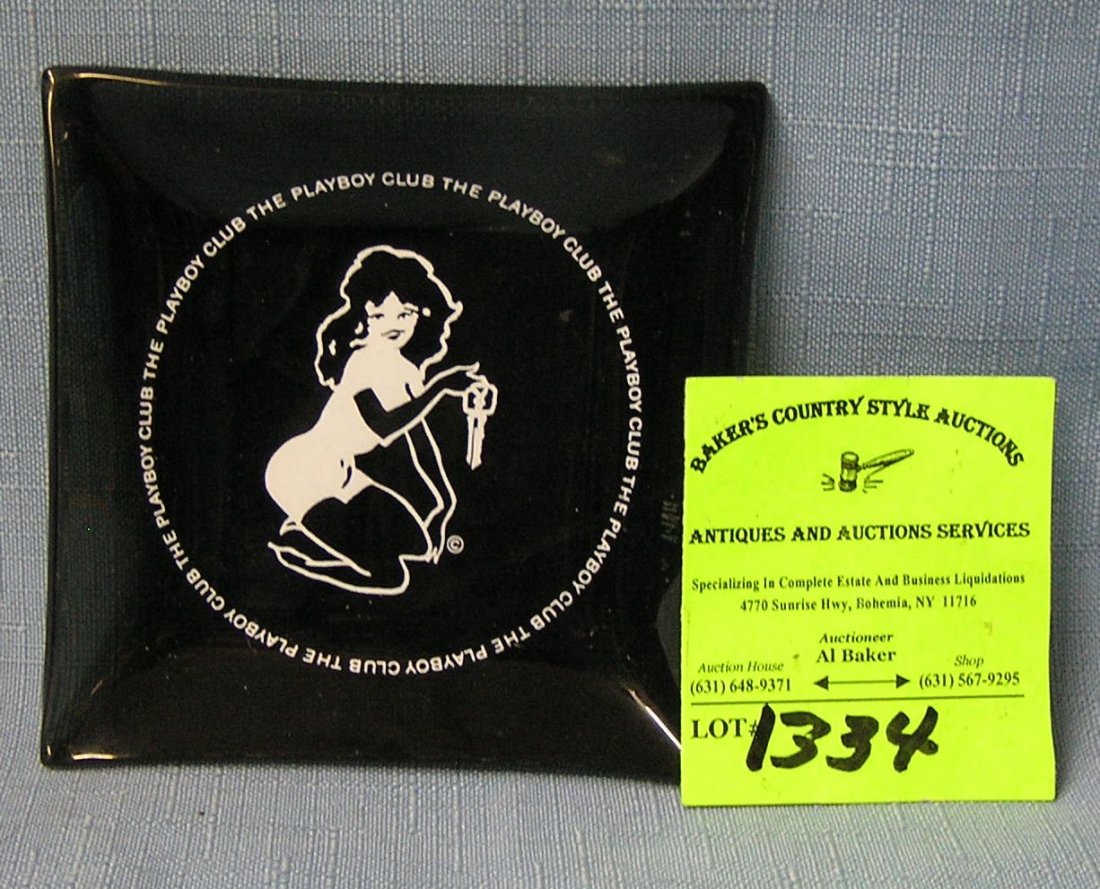 Vintage playboy club ashtray: Vintage playboy club ashtray circa 1960’s est. value $35.00-$45.00