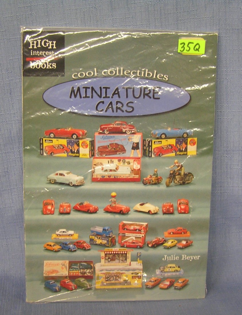 Miniature cars collectibles book by Julie Beyer: Miniature cars collectibles book by Julie Beyer, loaded with cool collectibles est. value $15.00-$25.00