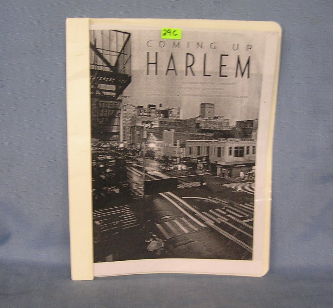 Vintage Harlem NY revival booklet and guide: Vintage Harlem NY revival booklet and guide est. value $30.00-$35.00