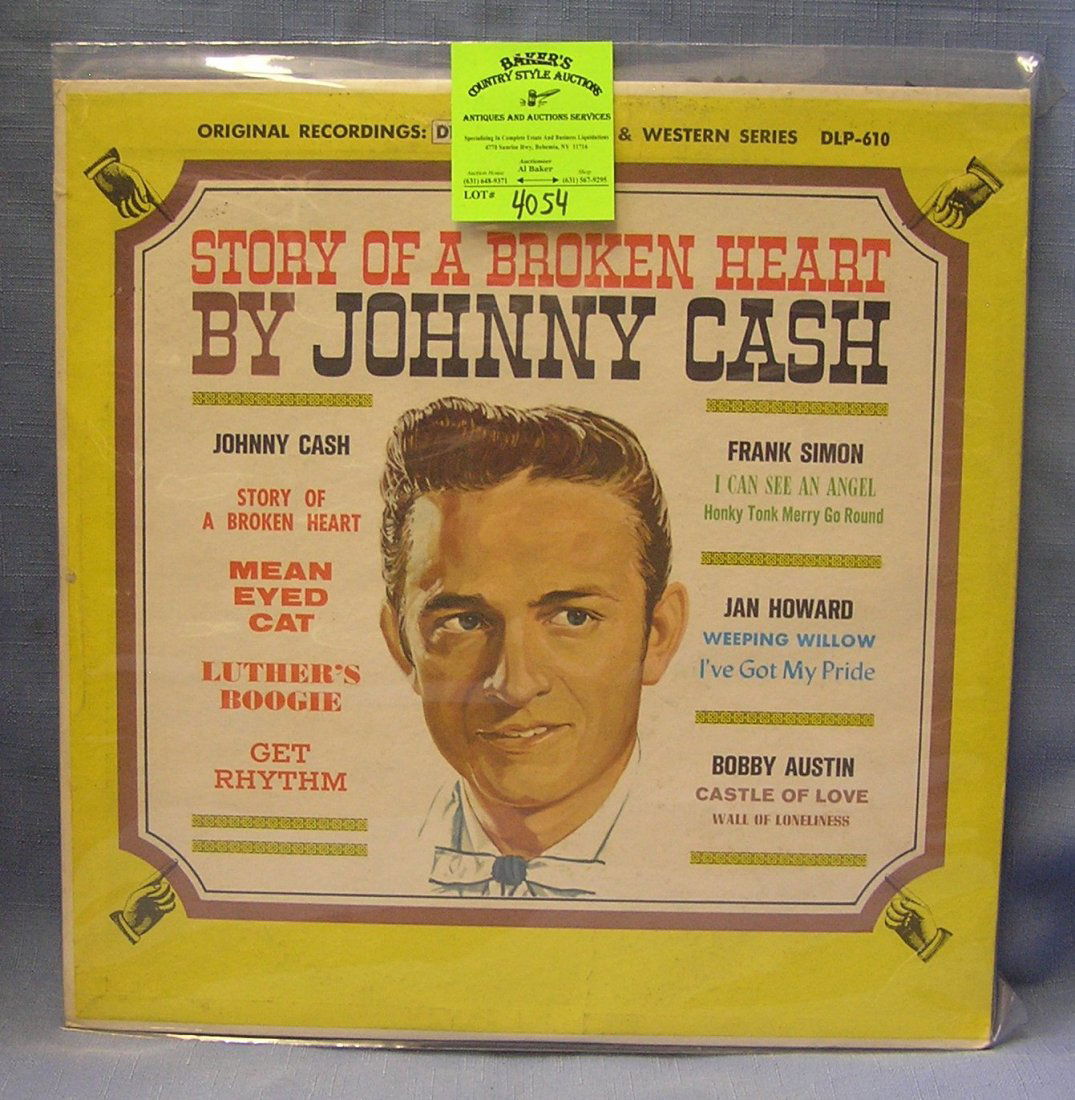 Vintage Johnny Cash Record Album