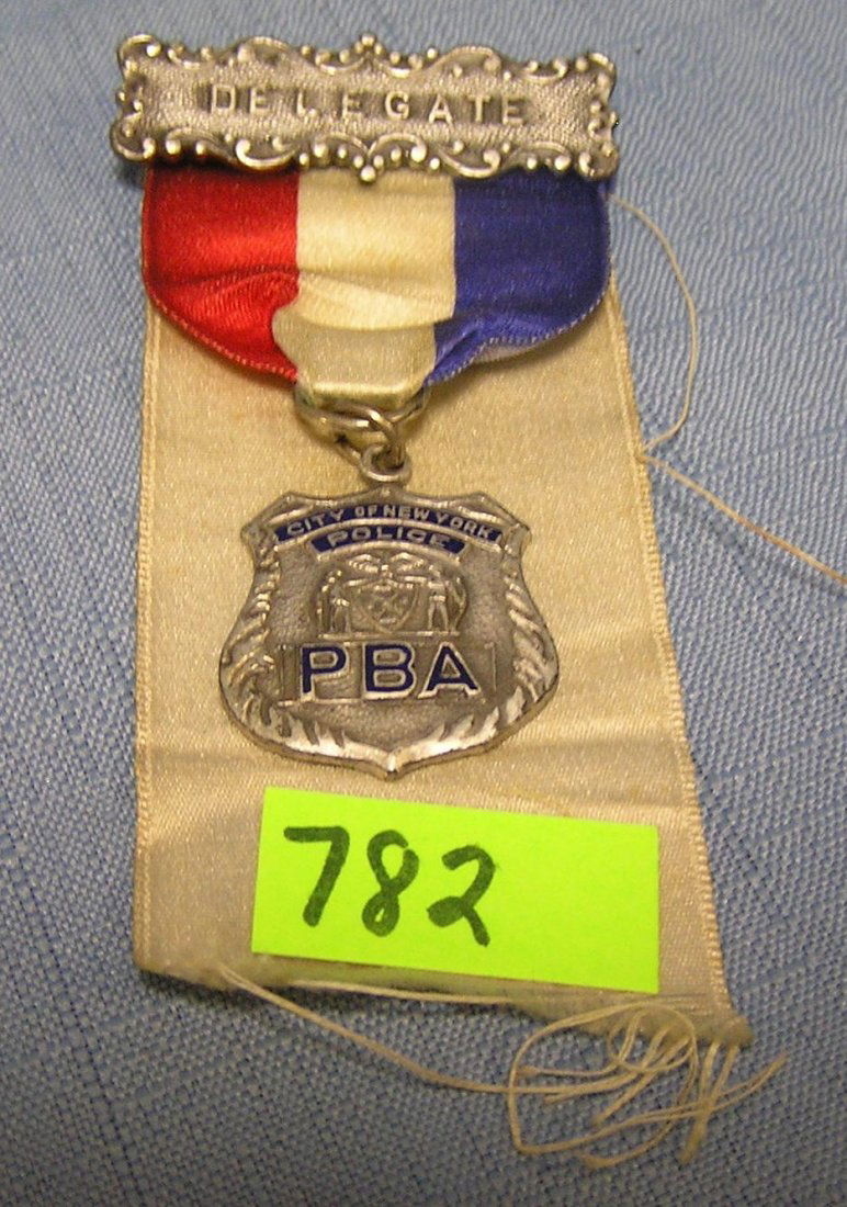 Vintage police medal and ribbon set: Vintage police medal and ribbon set est. value $75.00-$100.00