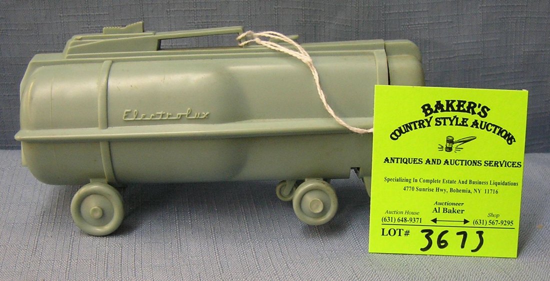 Vintage Electrolux vacuum cleaner bank: Vintage Electrolux vacuum cleaner bank circa 1930’s est. value $65.00-$75.00