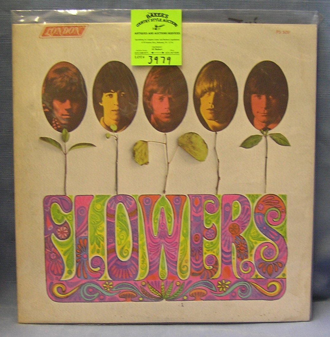 Vintage Rolling Stones Flowers record album: Vintage Rolling Stones Flowers 33 rpm record album mint condition $100.00-$125.00
